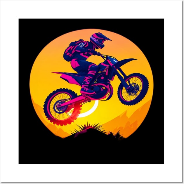 Dirtbike Wall Art by Hunter_c4 "Click here to uncover more designs"